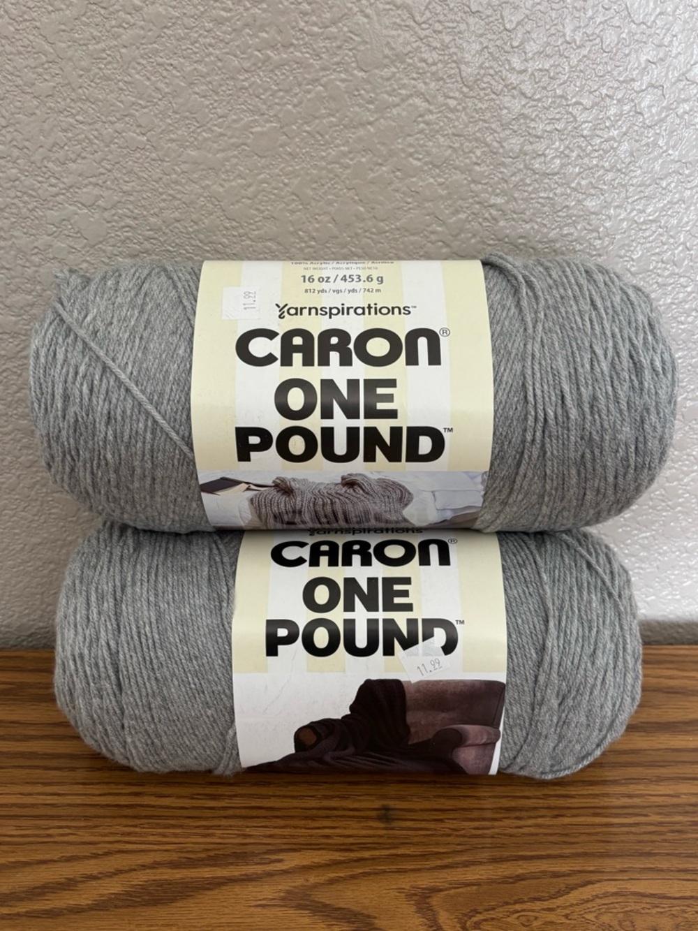 Carbon One Pound Yarn - Light Gray